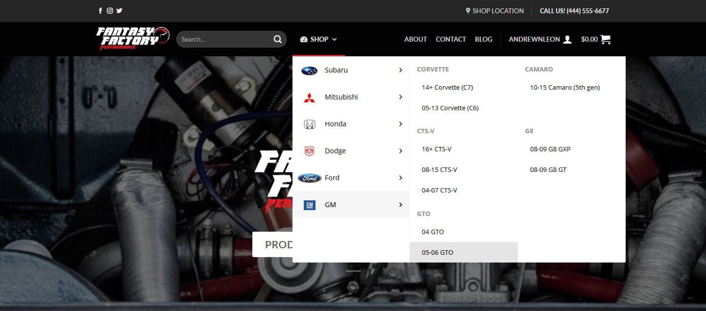 A mega menu displaying an extensive selection of card brands and models, providing an easy way for users to navigate through the options. A mega menu displaying an extensive selection of card brands and models, providing an easy way for users to navigate through the options.